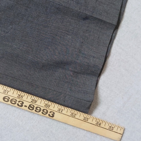 Billy Blues Dress Pants Womens 8 Wide Leg Charcoal Gray Stretch Career Workwear - Picture 8 of 16